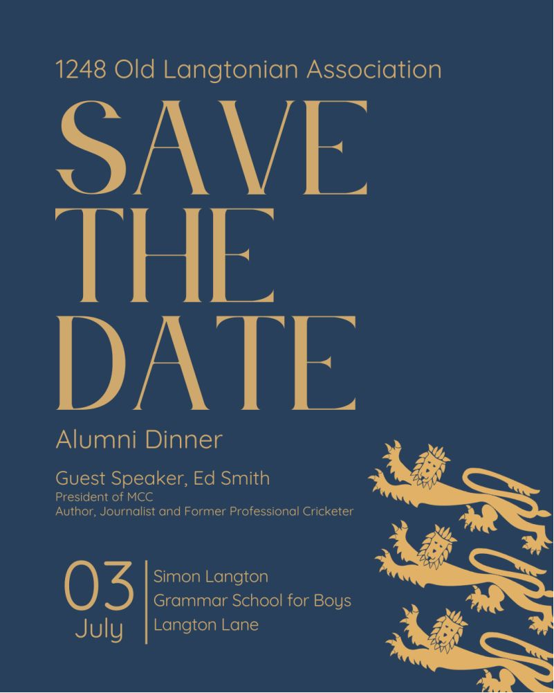 Old Langtonians (1248 Association) Annual Dinner