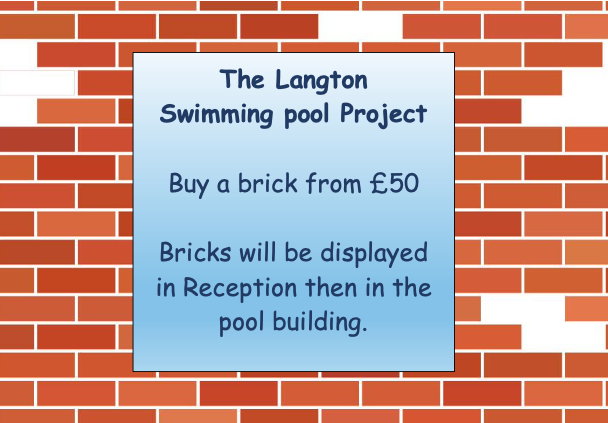 'Buy a Brick' for our Community Pool - FUNDRAISER